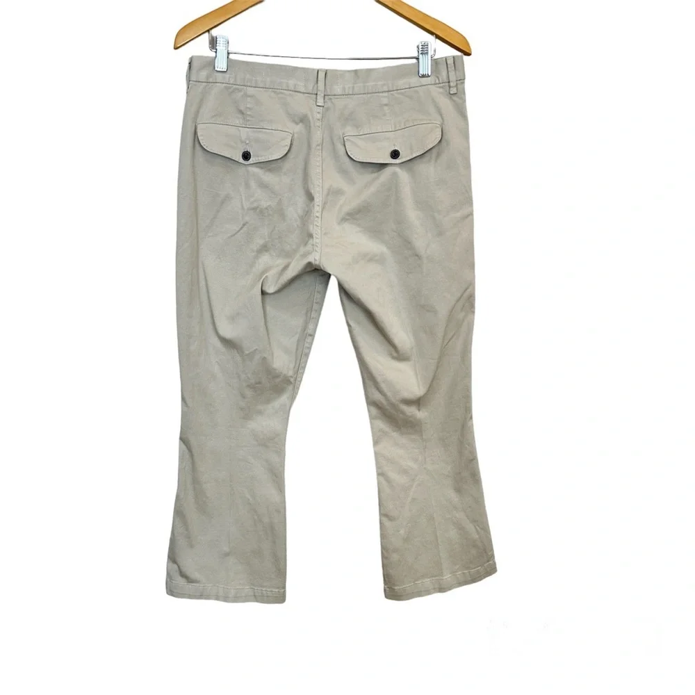 FRAME Le Crop‎ Mini Boot Chino Pants in Desert Sand Women’s Sz 31